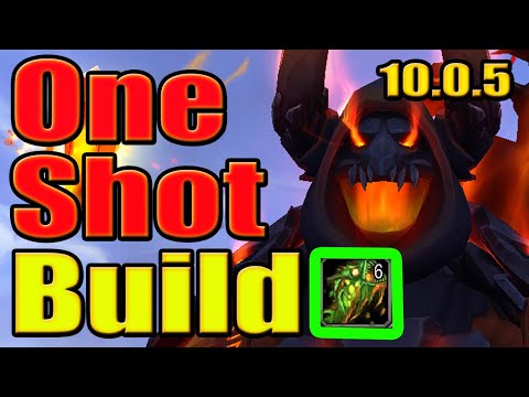 BEST Destruction Warlock Build !! One Shot Battleground 10.0.5 Dragonflight World of Warcraft PvP