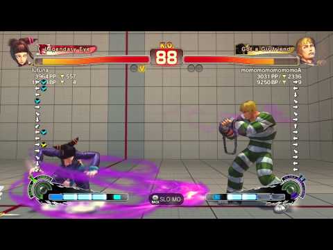 lutuna (Juri) vs momomomomomomoA (Cody) ranked USF4
