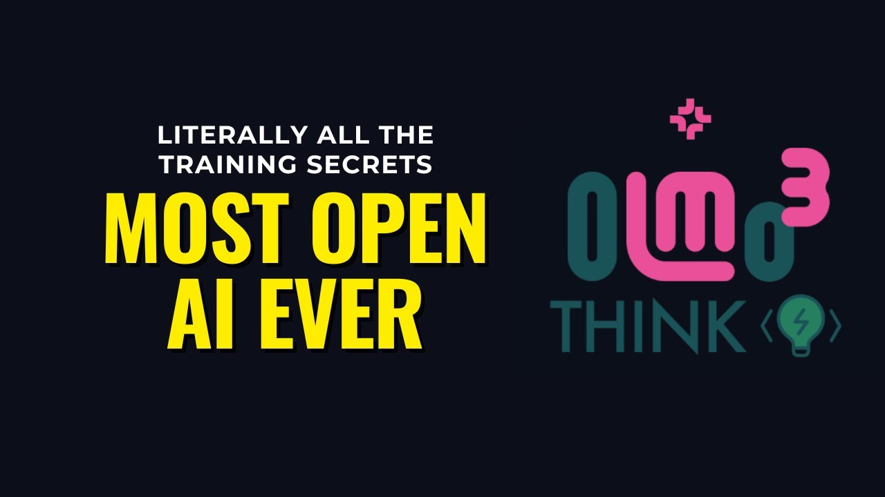 The Most OPEN 32B Model Ever Just Dropped – OLMo 3.1