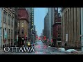 Walking In The Rain In Ottawa Canada City Ambience