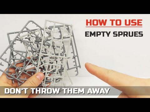 3 TIPS on how to USE old PLASTIC SPRUES