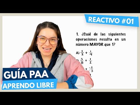 Guía PAA resuelta | College Board | Reactivo #1 | Matemáticas | Ejercicios de repaso