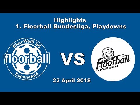Floorball Highlights: Blau-Weiß 96 vs. TV Schriesheim | 1. FBL, Playdownfinale 3/3, 17/18 | 4K