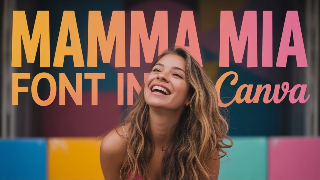 How to Get Mamma Mia Font in Canva