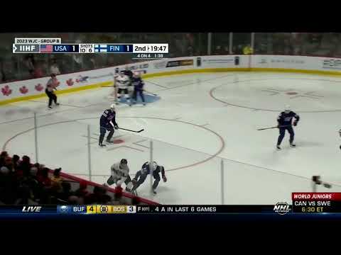 Joakim Kemell: Zone Entry and Forecheck vs. United States