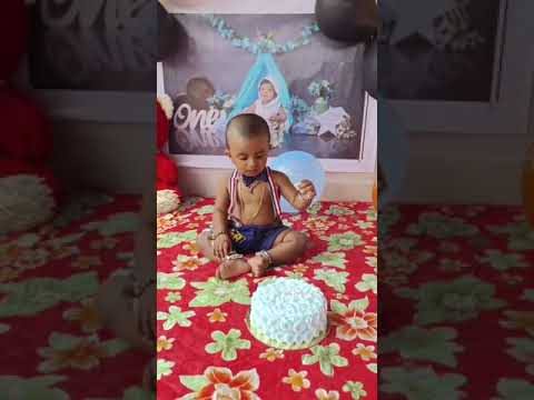 jishnu Samarth cake smash day 🥰