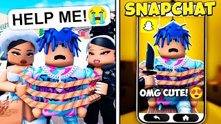 CREEPY GIRLS KIDNAP ME on SNAPCHAT.. (Brookhaven RP🏡)