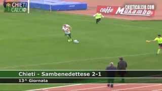 preview picture of video 'Chieti - Sambenedettese 2-1 Highlighs'