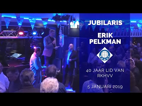 RKHVV Jubilaris Erik Pelkman