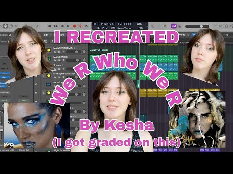 I recreated "We R Who We R" by Kesha for class | Caroline Chute