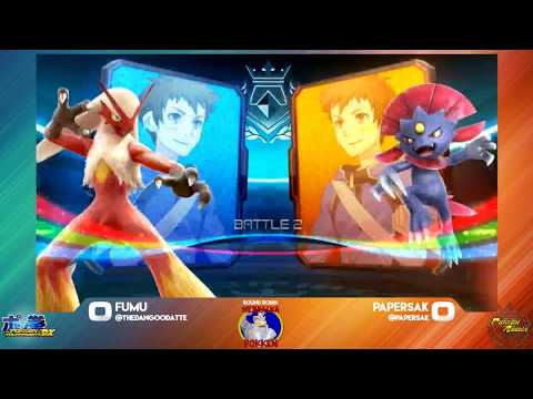 Fumu (Blaziken) vs PaperSak (Weavile) Pokken at Underground - 12/5/17