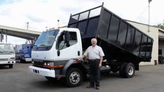 preview picture of video 'Town and Country Truck #5825: 2004 Mitsubishi Fuso 16 Ft. Flatbed Dump Truck'