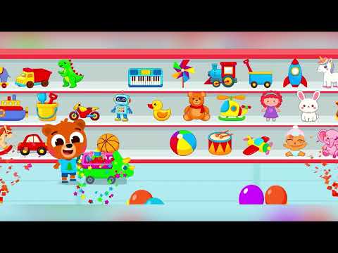 Kids Supermarket Shopping video thumbnail