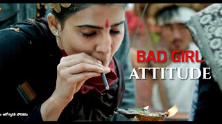 Bad Girl Attitude  Girls Smoking Attitude Status