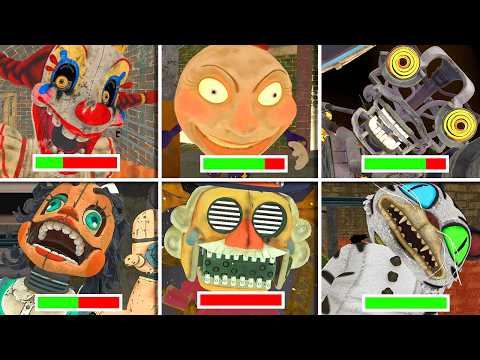 FNAF Secret of The Mimic - All BOSSES With HEALTHBARS in BRIGHT MODE