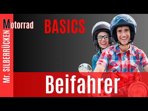 Motorradfahren mit BeifahrerIn - Basics