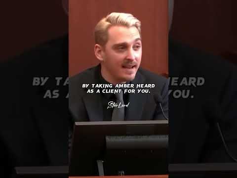 Amber's lawyer messes up with the wrong person ❤️‍🔥 #johnnydepp #johnnydepptrial #shorts #trending