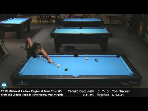 Teruko Cucculelli vs Toni Tucker (Finals) - 9 Ball - 2019 MLRT Stop #3