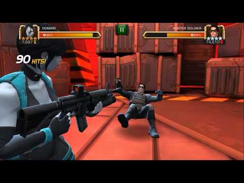 4 star Rank 5 Domino sp3 rotation VS WS  - Marvel Contest Of Champions