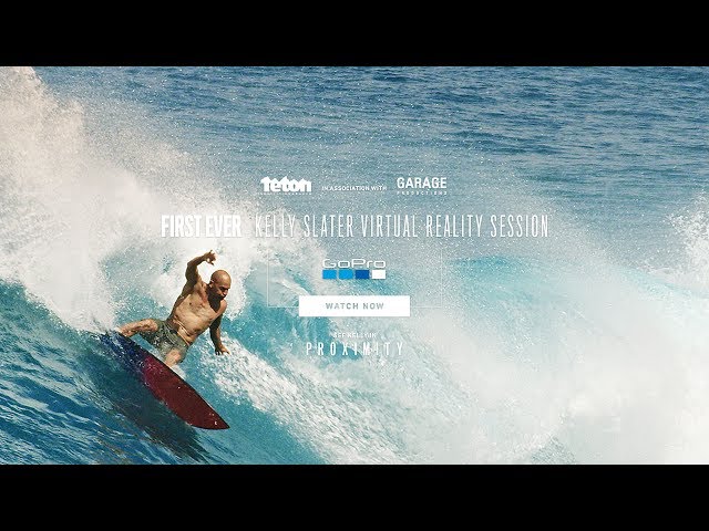 First Ever Kelly Slater Virtual Reality Surf Session