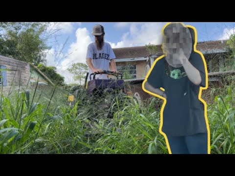 I SAVED this young MOM from a OVERGROWN CITY VIOLATION! [She Needed HELP with her NEGLECTED yard]