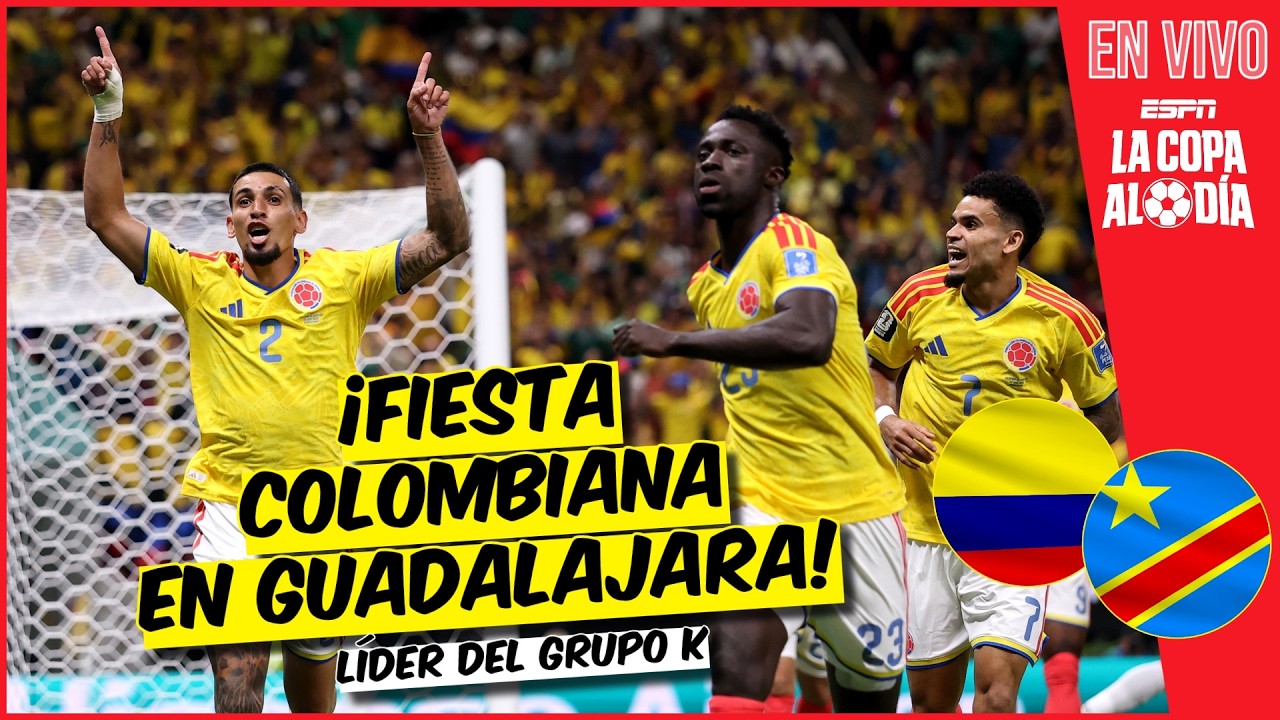 COLOMBIA gana a RD Congo con GOLAZO de Muñoz, Cristiano Ronaldo es su próximo RIVAL | La Copa al Día