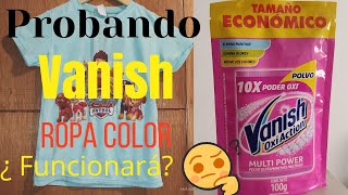 Cómo usar Vanish Ropa Color |#rutinadelavado VitaHogar