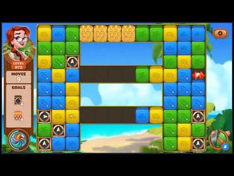 Lost Island Blast Adventure Level 972 - NO BOOSTERS 🏝️ | SKILLGAMING ✔️