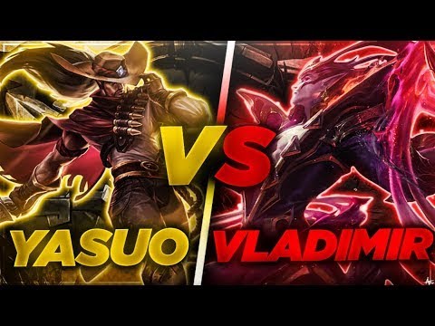 VLADİMİR VS YASUO MİD GAMEPLAY (18 6 8 - THE LATE GAME MONSTER)