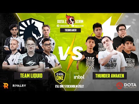 Team Liquid vs Thunder Awaken - ESL One Stockholm 2022 - Tiebreaker - B01