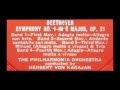 Beethoven / Herbert von Karajan, 1954: Symphony ...