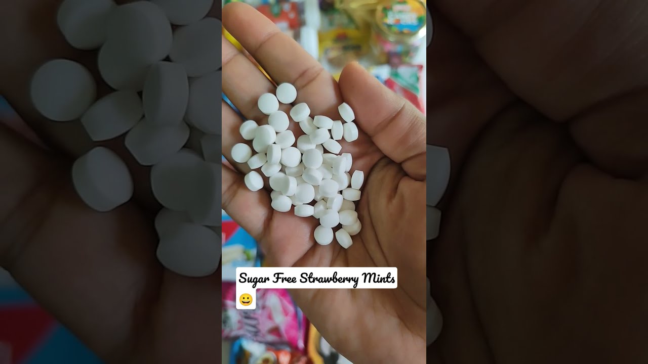 Watch video Yummy Sugar Free Strawberry Mints & Some Lots Of Chocolates #shorts Now Yummy Sugar Free Strawberry Mints & Some Lots Of Chocolates #shorts