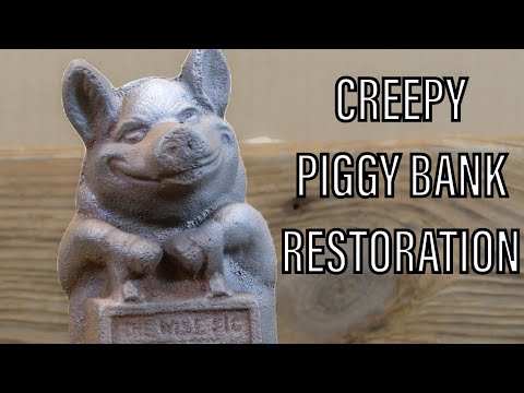 CREEPY Piggy Bank RESTORATION | Doesn’t Go As Planned [4]