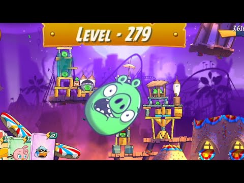 Angry Bird 2,LEVEL:279 complete walkthrough ||Pig City PIGSYLAND || #gaming