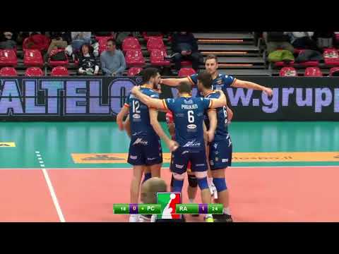 Highlights Wixo LPR Piacenza - Bunge Ravenna 1-3 (30-12-2017)