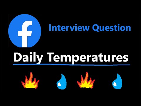 Daily Temperatures - Monotonic Stack - Leetcode 739 - Python