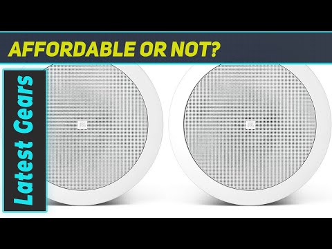 (2) JBL Control 24CT 4" 70v Commercial Restaurant/Bar/Cafe White Ceiling Speakers - PAIR image 9