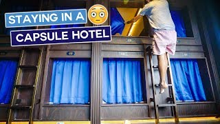 Tokyo Capsule Hotel Experience | Japan Travel Vlog