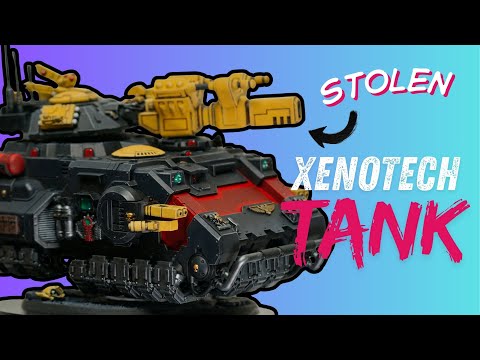 Kitbashing Deathwatch Xenotech Gladiator Tank for Warhammer 40k