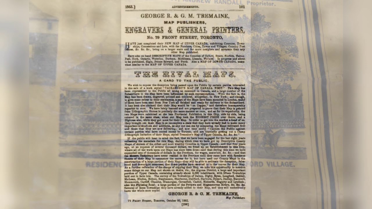 History@Home: The Niagara Tremaine Map