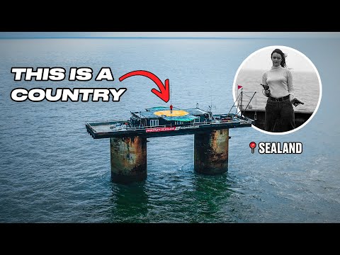 Visiting the smallest country in the world (Sealand)