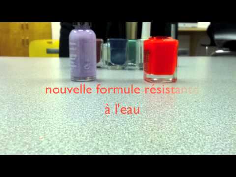 Nail polish advertisement