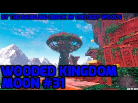 Super Mario Odyssey - Wooded Kingdom Moon #31 - By the Babbling Brook in the Deep Woods