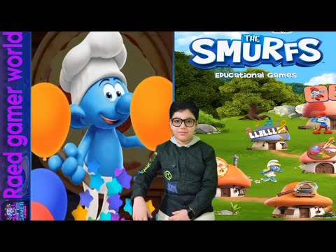 Smurfs explore the world of the Smurfs The Smurf's education game 🎮🎯😎 #games