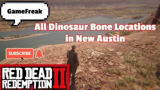 RDR2 (pt 38) All Dinosaur Bones in New Austin. Jawbone knife reward. #gaming #tutorial #videogames