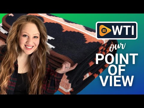 ACUSHLA Merino Wool Camp Blanket - Warm Thick Washable Large Outdoor Camping Sleeping Throw Blanket All Weather Morocco Blue 79"" x63"" Morocco Navy Blue 79"" x 63 - WTI product video review