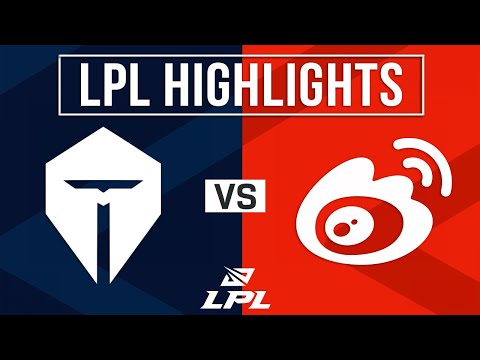 TES vs WBG Highlights ALL GAMES | LPL 2025 Split 3 Playoffs | Top Esports vs Weibo Gaming