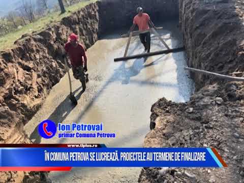 În Petrova se lucrează. Proiectele au termene de finalizare