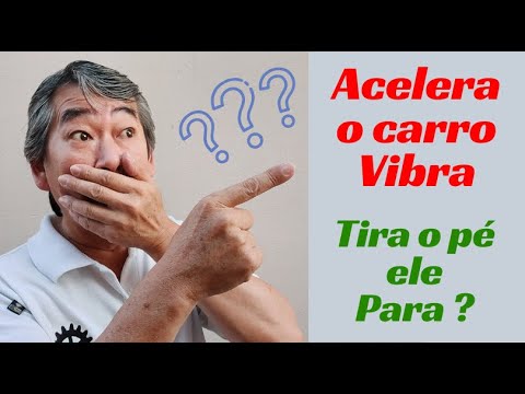 Step on the accelerator and the car vibrates, take your foot off and it stops vibrating?