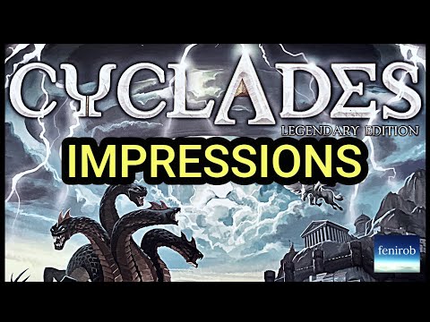 Cyclades: Legendary Edition Board Game | First Impressions